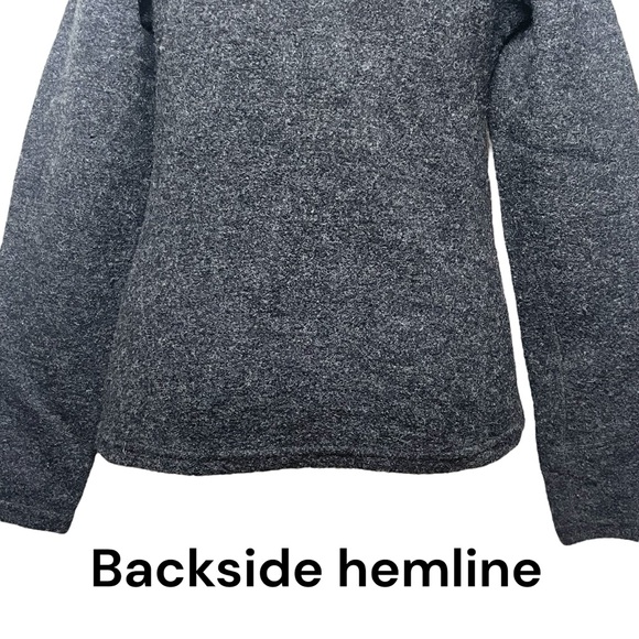 Ibex 100% Merino Wool Jacket Sweater Charcoal Gray Full Zip Fitted USA Made Med - Picture 12 of 16